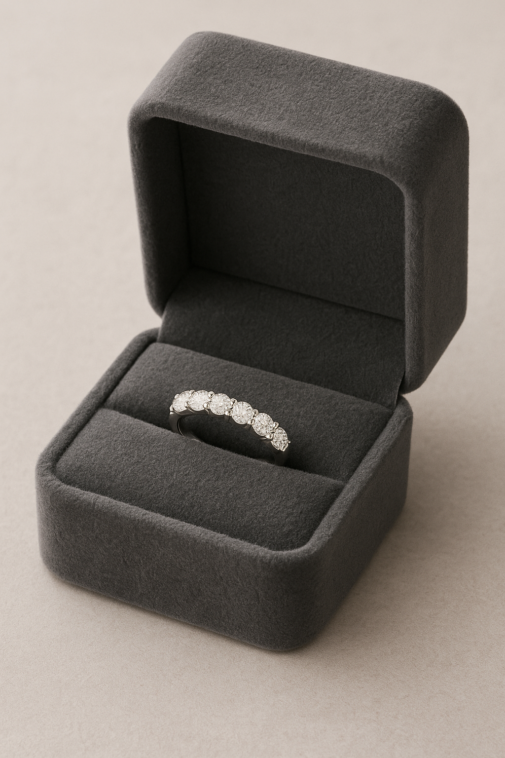 Eternity Lab Grown Diamond Band Ring – Classic Half-Eternity Design