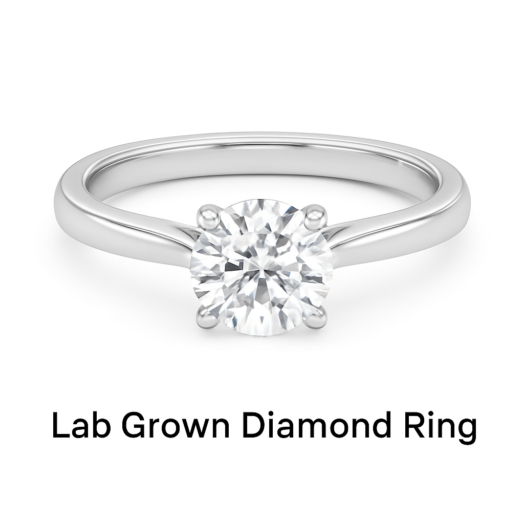 Celeste Solitaire 4-Prong Lab Grown Diamond Ring