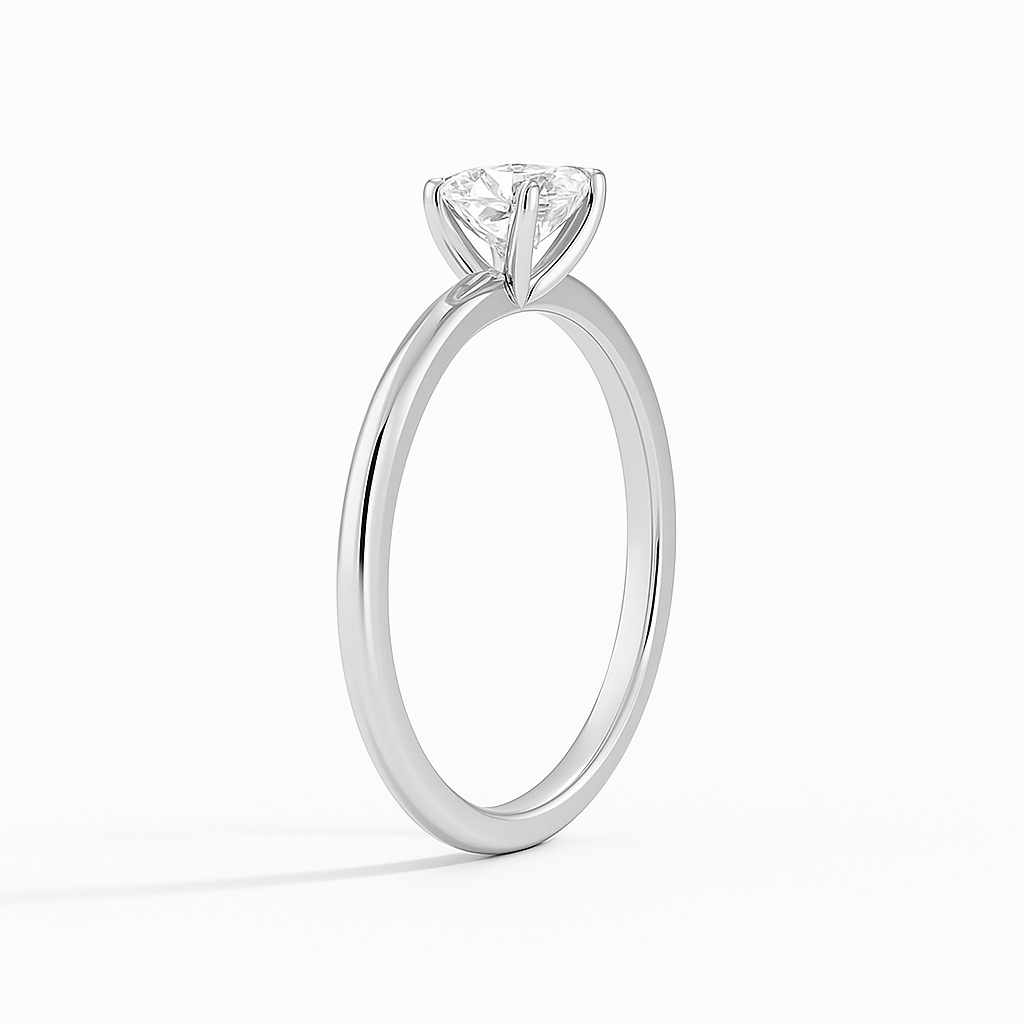 Oval Cut Solitaire Lab Grown Diamond Ring