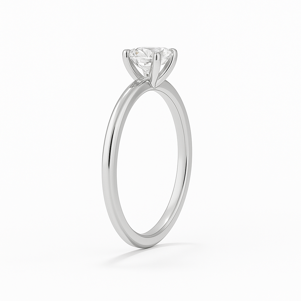 Oval Cut Solitaire Lab Grown Diamond Ring