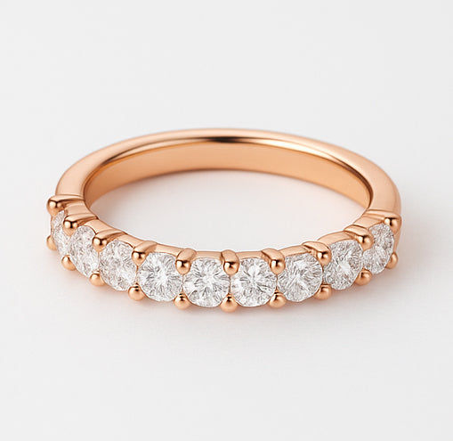 Eternity Lab Grown Diamond Band Ring – Classic Half-Eternity Design