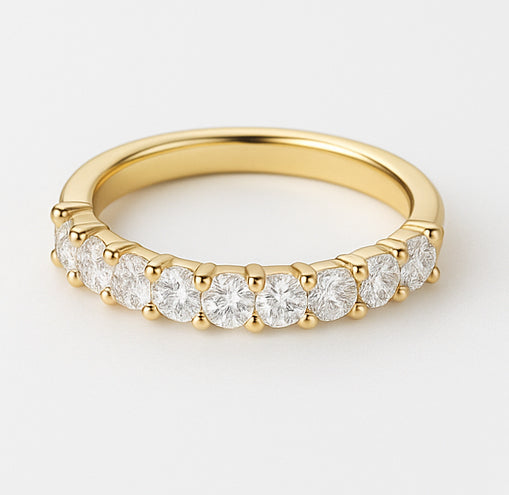 Eternity Lab Grown Diamond Band Ring – Classic Half-Eternity Design