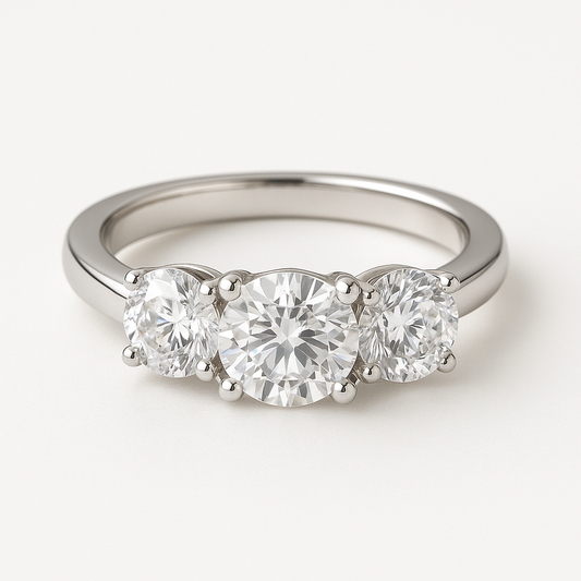 Three-Stone Lab Grown Diamond Ring