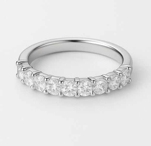 Eternity Lab Grown Diamond Band Ring – Classic Half-Eternity Design