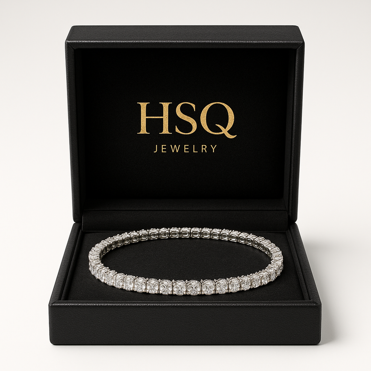7.5" Lab-Grown Diamond Tennis Bracelet （ 15 ctw）HSQ Jewelry