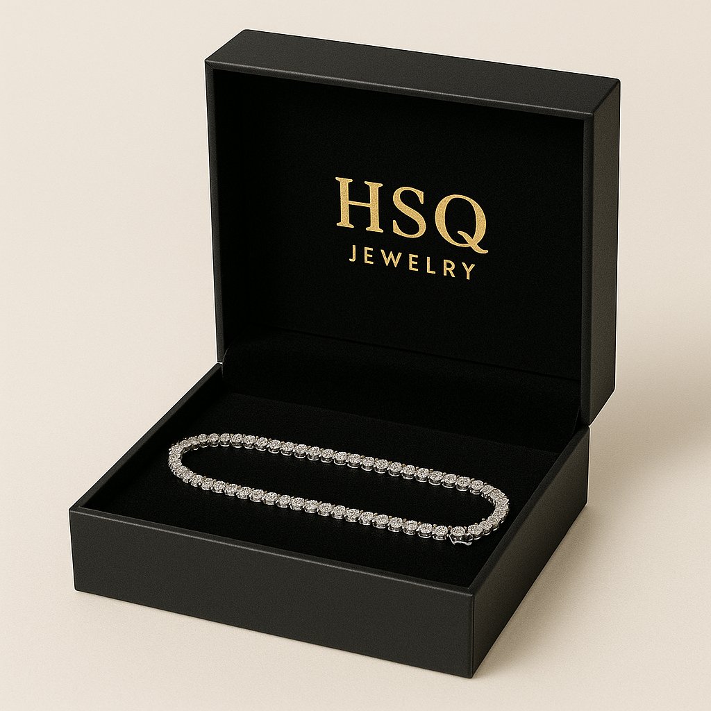 7 Inch Lab Grown Diamond Tennis Bracelet (5 ct. tw.) in 18K White Gold