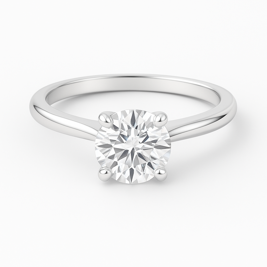 Celeste Solitaire 4-Prong Lab Grown Diamond Engagement Ring