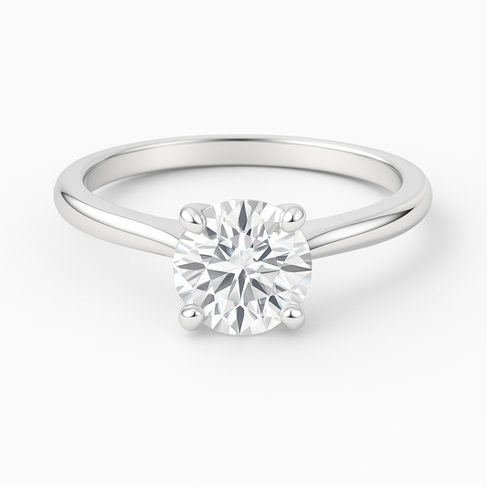 Celeste Solitaire 4-Prong Lab Grown Diamond Engagement Ring