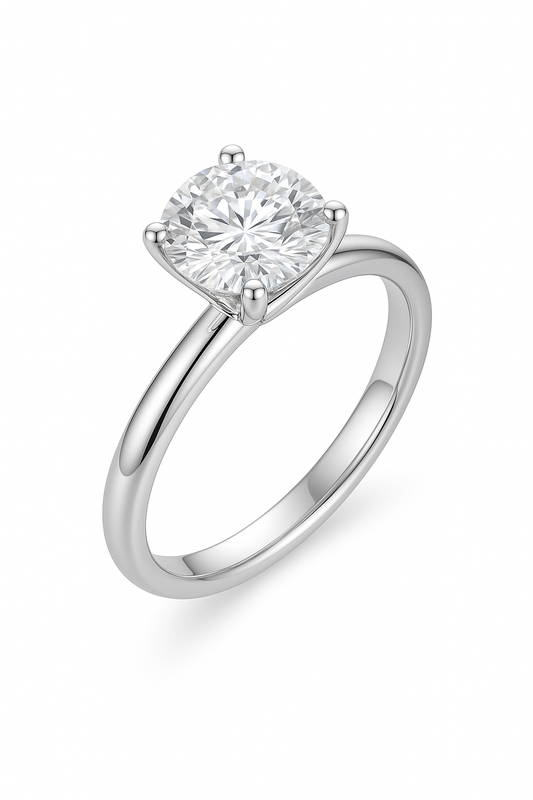 Celeste Solitaire 4-Prong Lab Grown Diamond Ring