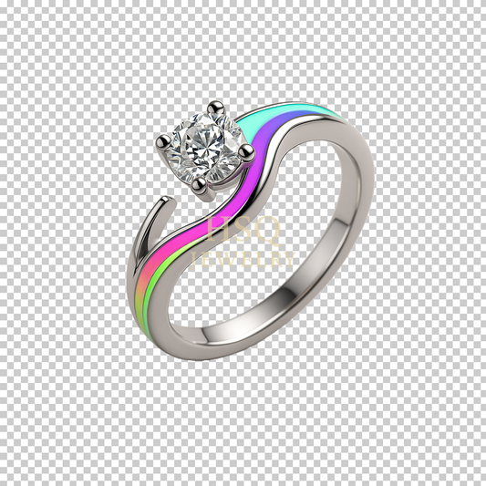 Neon Galaxy Festival Ring